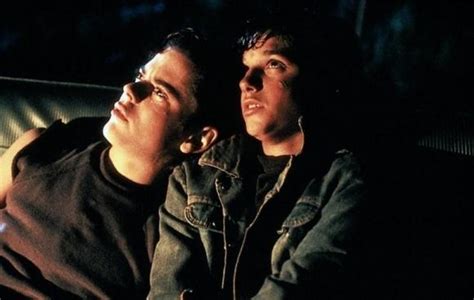 This is Ponyboy and Johnny hanging out in the vacant lot.