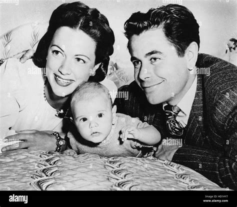 From left: Eleanor Powell, Glenn Ford with their son Peter Ford, 1946 Stock Photo - Alamy