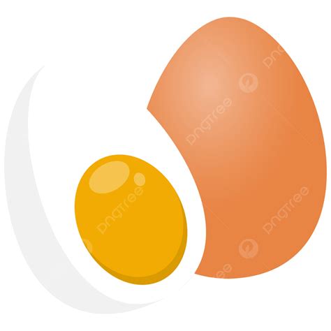 Egg Vector With Boiled Clipart, Egg Clipart, Egg Vector, Egg PNG and Vector with Transparent ...