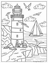 20 Lighthouse Coloring Pages Free PDF Printables sketch template