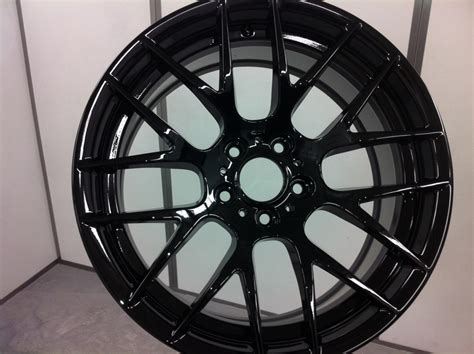 BMW Alloys Get A Sleek Black Gloss Customer Refurbishment - Diamond Alloys