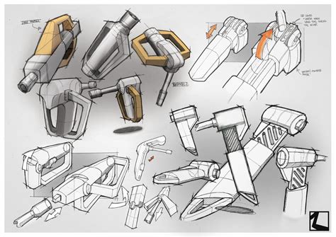 Sketch and Render - Power Tool by irrsyah on deviantART | Sketch design, Design sketch ...