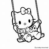 Baby Hello Kitty Coloring Pages  Free & Printable sketch template