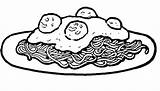Pasta Coloring Pages  Best For Kids sketch template