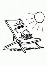 Snoopy Friend Woodstock Sunbathing Coloring Pages  Best Place To sketch template