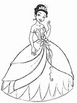 Disney Princess Tiana Coloring Page  Free Printable Coloring Pages sketch template