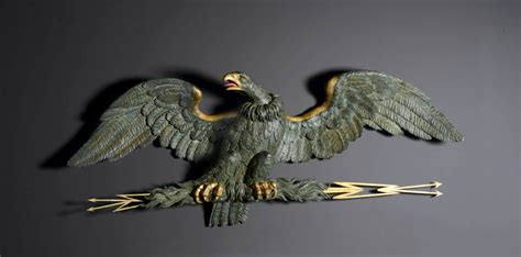 19th. Century Carved Eagle representing Zeus - Herwig Simons