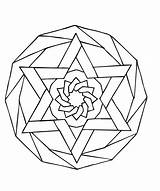Simple mandala  88 Mandalas Coloring Pages For Kids To Print & color sketch template