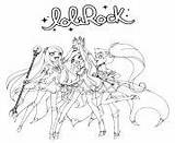 Coloriage LoliRock Auriana Coloring Page Princess Of Volta  JeColoriecom sketch template