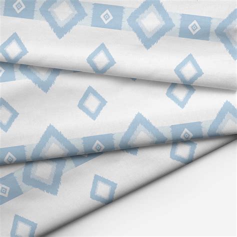 Summer Blue Ikat Fabric