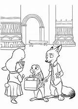 Zootropolis coloring pages  ColoringLib sketch template