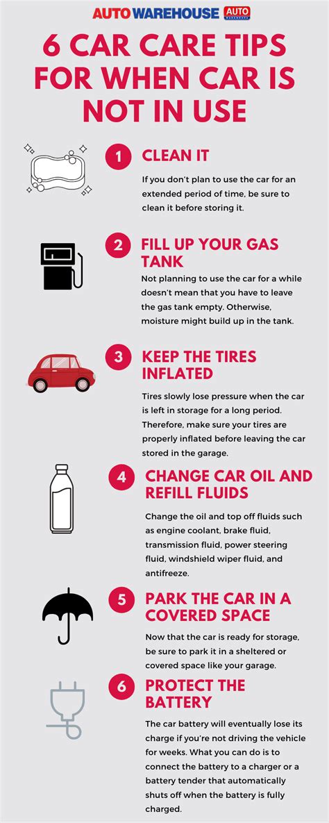 6 Car Care Tips for When Car is Not in Use | The Auto Warehouse