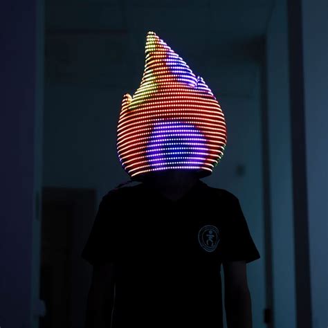 12 ideas of led helmets and light up masks for DJs and going to a party