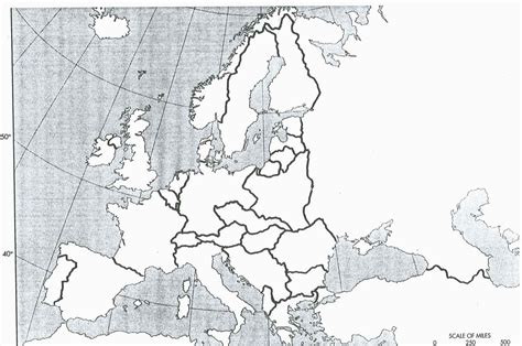 Europe 1919 Blank Map | secretmuseum