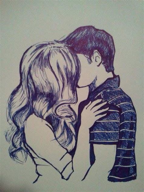 Drawing Of A Girl And Boy