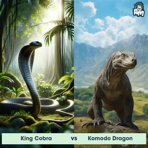 King Cobra vs Komodo Dragon: See Who Wins | Animal Matchup