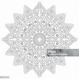 Line Art For Coloring Book With Floral Pattern Stock Illustration  sketch template