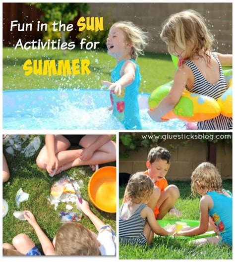 Kid Friendly: Fun in the Sun Activities! - Gluesticks Blog