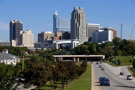 Downtown Raleigh skyline. PHOTO BY ROGER WINSTEAD : Institute for Transportation Research and ...