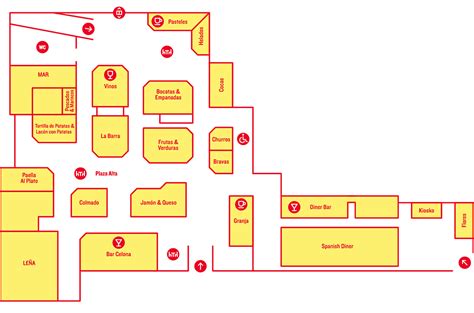 Map of Mercado Little Spain in Hudson Yards - Glass Walls and Operable Partitions by ...