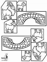 Three Billy Goats Gruff Coloring Pages sketch template