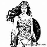 Wonder Woman Coloring Pages  Free & Printable sketch template