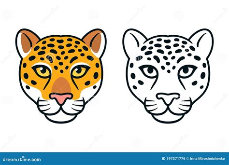 Jaguar Face Clipart Black And White