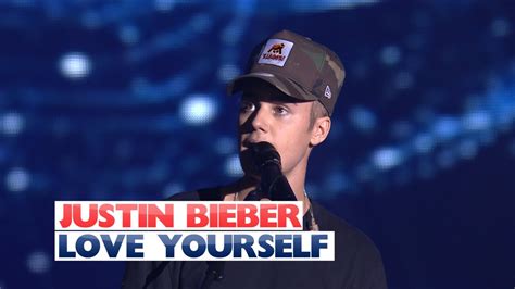 Justin Bieber - 'Love Yourself' (Live At Jingle Bell Ball 2015) - YouTube