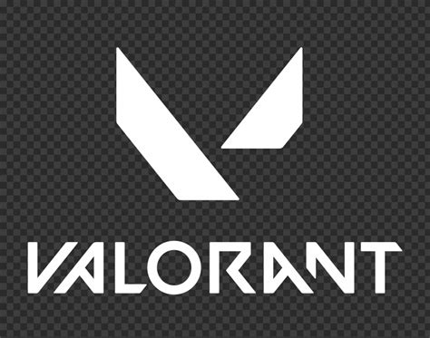 HD Valorant White Official Logo With Symbol PNG