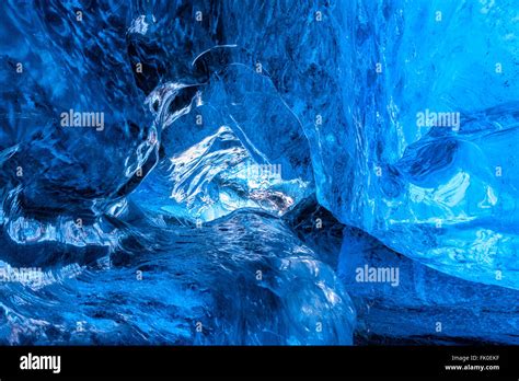 Blue glacier cave in Iceland Stock Photo - Alamy