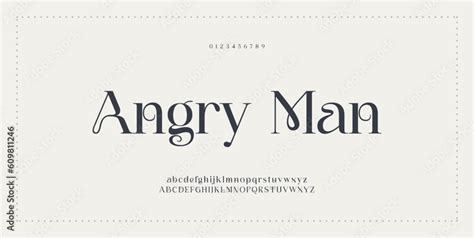 Angry Man Luxury alphabet letters font. Classic Lettering Minimal Fashion Designs. Typography ...