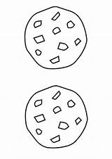Coloring Pages  Cookies For Kids sketch template