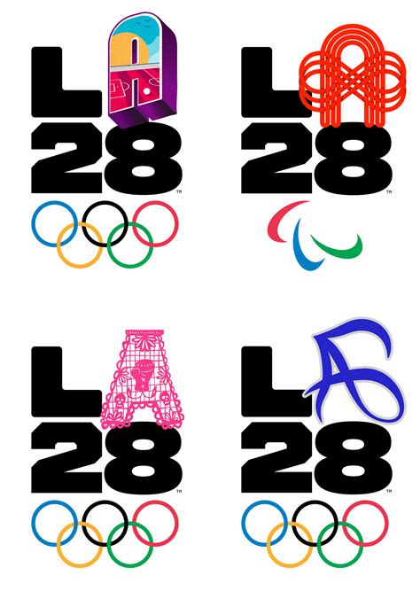 Meet L.A.’s 35 different logos for the 2028 Olympic and Paralympic Games