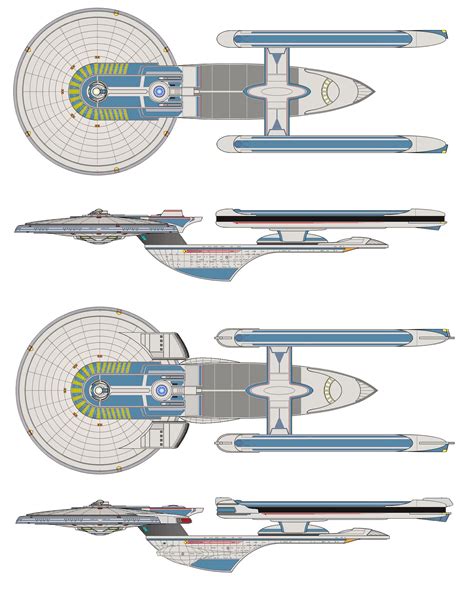 Excelsior class starship and refit. | Star trek ships, Star trek art, Star trek starships