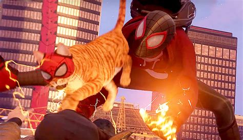 Spider-Man: Miles Morales Footage Shows Ray Tracing, a Boss Fight, and…Spider-Cat?