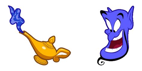 Aladdin Lamp & Genie Animated Cursor - Sweezy Custom Cursors