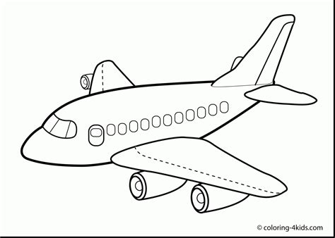 Airplane Coloring Pages For Preschool at GetDrawings | Free download