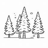 Pine Trees Coloring Pages sketch template