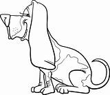 Basset Hound Cani Hunde Kleurplaten Stilizzati Mammiferi Kleurplaat  sketch template