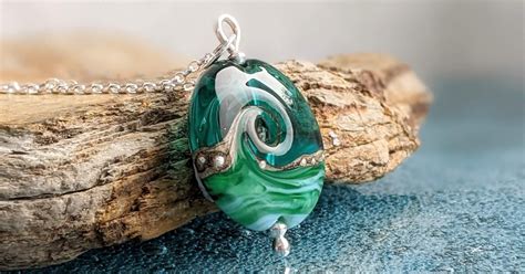 Beach Art Glass - Luxury Handmade Glass and Silver Jewellery