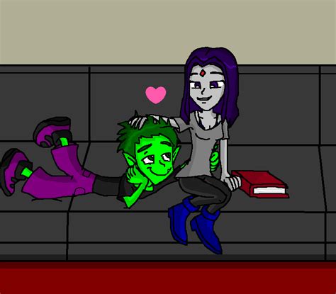 Beast Boy and Raven in Love in Sweet Claw - Beast Boy & Raven Fan Art ...