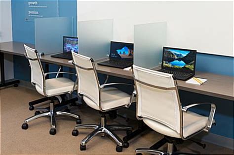 Desk Mounted Privacy Panel | 18" x 24" Office Modesty Screen