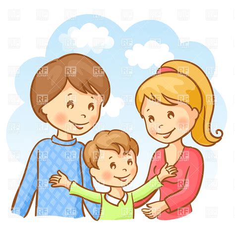 Mother Father And Baby Drawing at GetDrawings | Free download