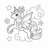 Premium Vector  Magical unicorn coloring Page Illustration sketch template
