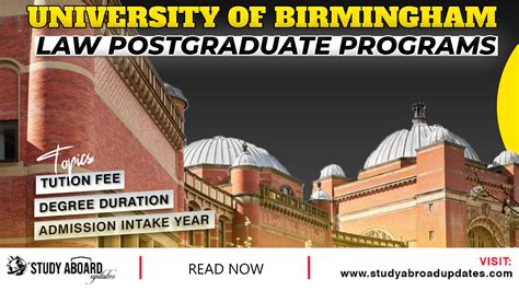 University of Birmingham Law Postgraduate Programs