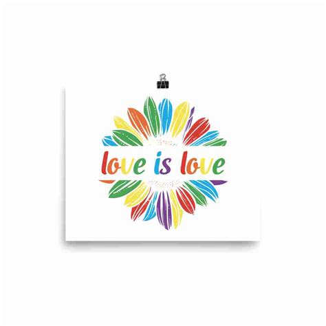 Love Is Love Poster – Gay Belonging