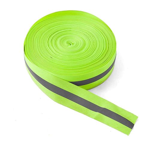 Backing Material: Nylon Green Reflective Trim Tape, 100 Meter, Packaging Type: Roll at Rs 18 ...