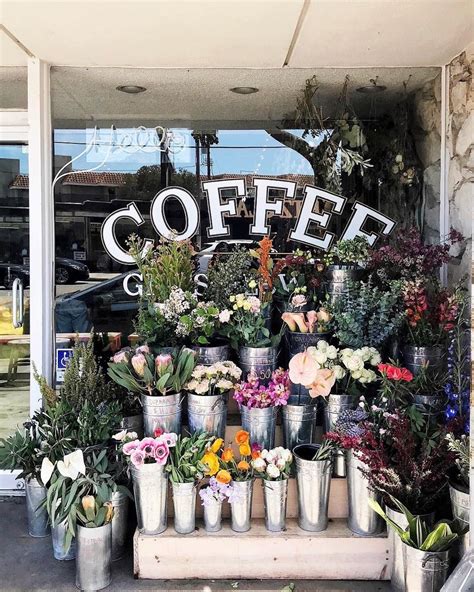 Pin by D M on My Favourite Cafe | Flower shop decor, Flower cafe ...