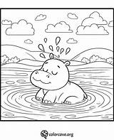 22 Free Hippo Coloring Pages – The Color Cove sketch template