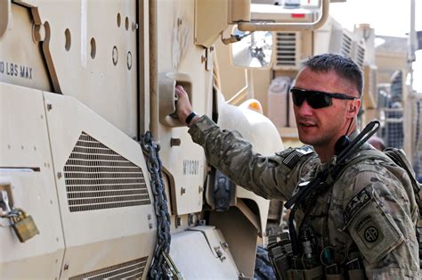 Protective Service Detail Soldiers during a day-long mission throughout ...